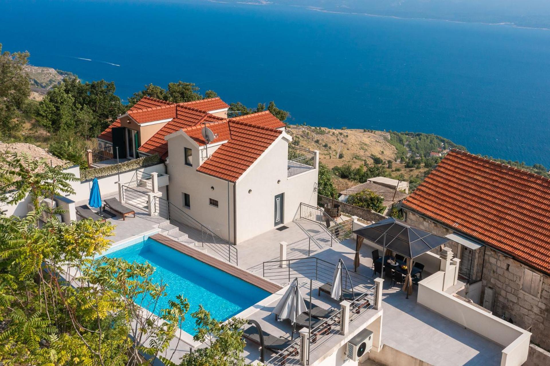 Xxl Villa Vista - Heated Pool Lokva Rogoznica Eksteriør billede